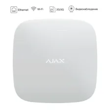 Ajax Hub Plus White (2SIM 3G + Ethernet + WiFi)-Интеллектуальная централь -