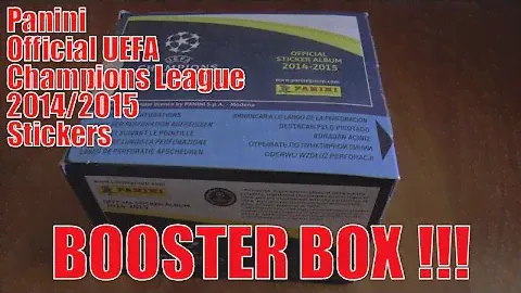 UNBOXING BOOSTER BOX ☆ Panini UEFA CHAMPIONS LEAGUE 2015 Sticker Collection ☆ 50 PACKS!!!