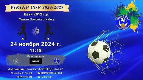 МАТЧ ЗА 3-е МЕСТО. ЗОЛОТОЙ КУБОК/VIKING CUP, Игра №9, 24-11-2024 17:17