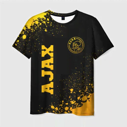 Футболка Ajax - gold gradient вертикально-3