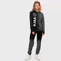 Костюм Ajax sport на темном фоне по-вертикали Женский Толстовка и штаны 3D