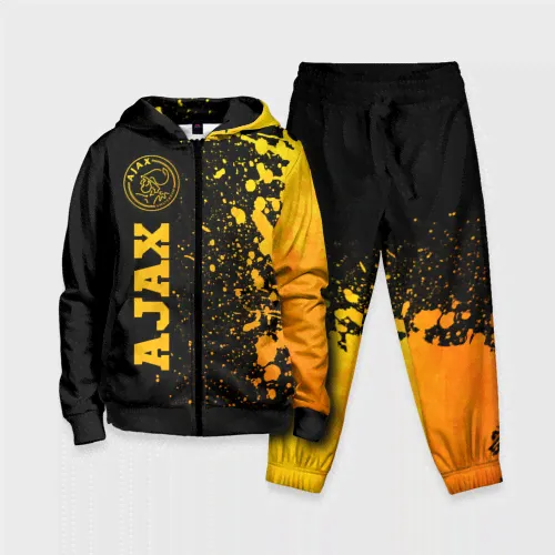 Спортивный костюм Ajax - gold gradient по-вертикали-3