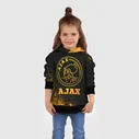 Толстовка Ajax - gold gradient Детская 3D