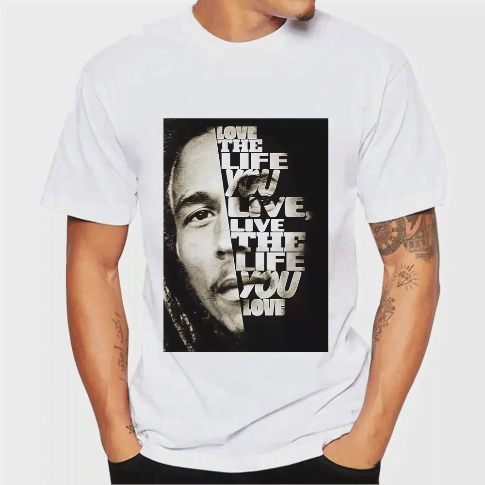 🛍 Футболка Ajax Bob Marley Мужская, модная рубашка, смешная одежда, повседневная футболка в эстетике футбола, Топ в стиле Харадзюку, уличная одежда