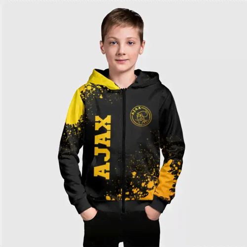 Толстовка Ajax - gold gradient вертикально-3