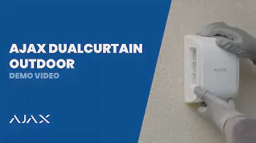Ajax DualCurtain Outdoor | Demo Video