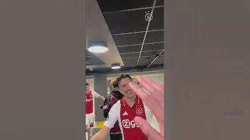 Superb vibes in the tunnel after Ajax - PSV! ❤️‍🔥