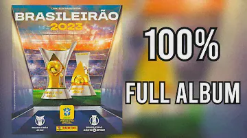Panini Full Sticker Álbum figurinhas Brasileirão 2023 100% - COMPLETE, LLENO, COMPLETO, ЗАПОЛНЕННЫЙ