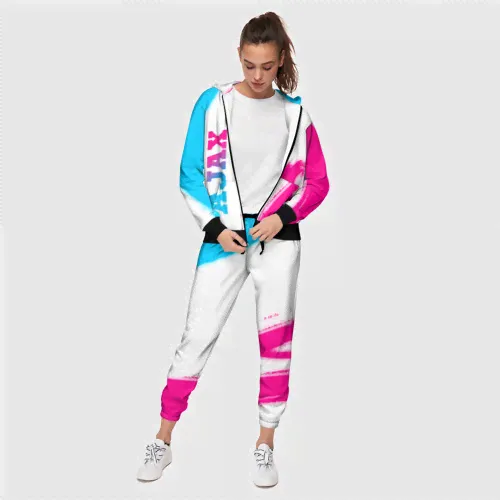 Спортивный костюм Ajax neon gradient style вертикально-4