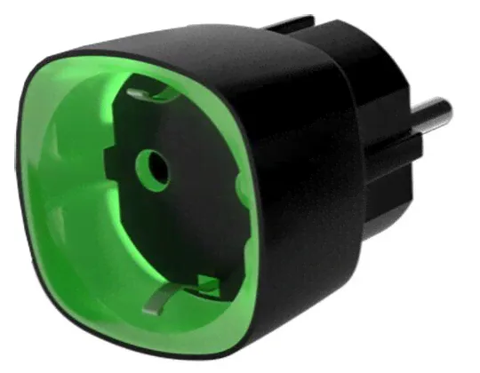 Ajax Socket black (черный) Радиоуправляемая умная розетка со счетчиком энергопотребления