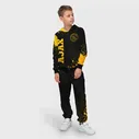 Спортивный костюм Ajax - gold gradient вертикально