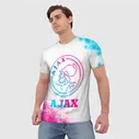 Футболка Ajax neon gradient style