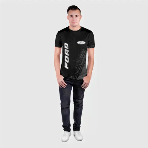 Футболка Ajax glitch blue-1