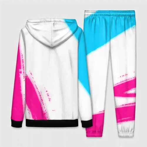 Спортивный костюм Ajax neon gradient style вертикально-0