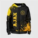 Толстовка Ajax - gold gradient вертикально
