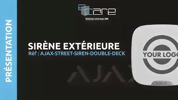 STREET-SIREN-DOUBLE-DECK : Sirène extérieure personnalisable