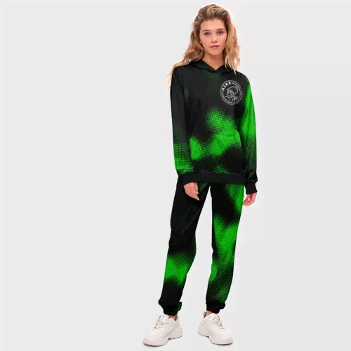 Костюм Ajax sport halftone Женский Толстовка и штаны 3D-4