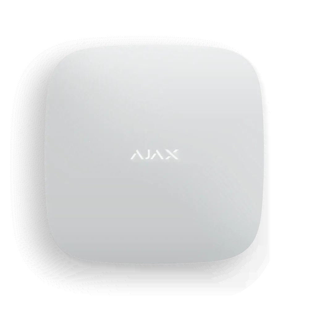 Ajax Hub Plus Белый Контроллер систем безопасности-0