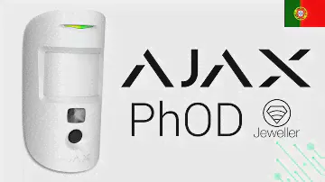 Detetor de Movimento com Foto por Pedido | AJAX MotionCam PhOD