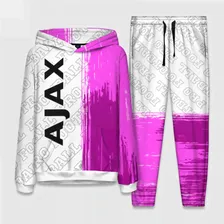 Костюм Ajax pro football по-вертикали Женский Толстовка и штаны 3D