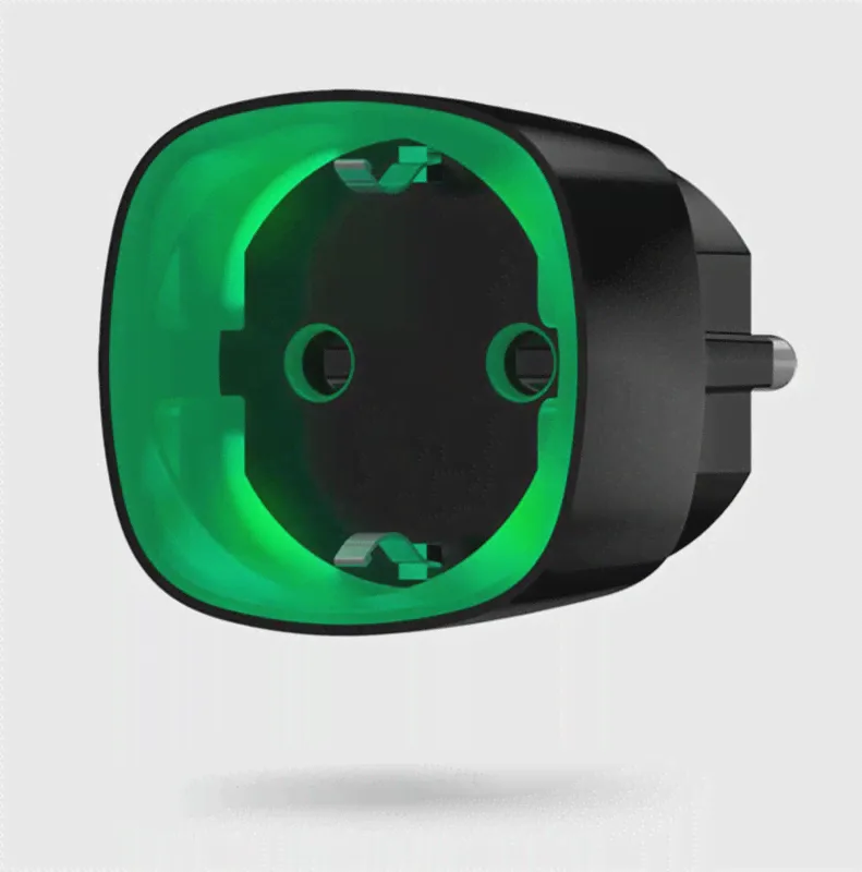 AJAX Socket Black (Умная розетка, чёрная)