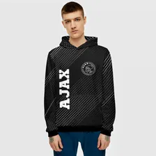 Толстовка Ajax sport на темном фоне: надпись, символ