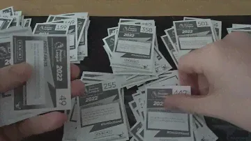 ASMR Sorting Panini Stickers [Soft Spoken]