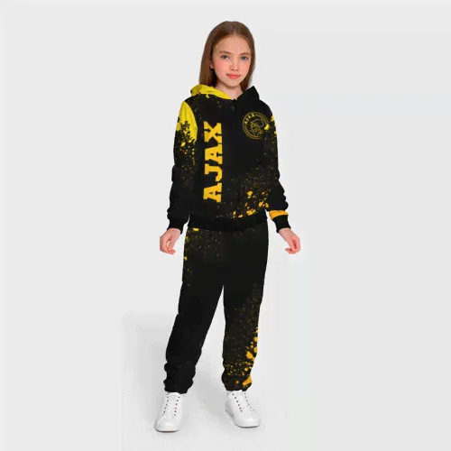 Спортивный костюм Ajax - gold gradient вертикально-0