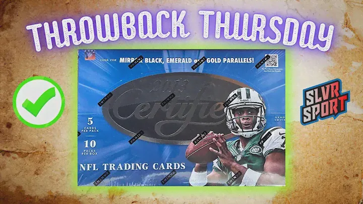 Grass Stained Jersey Card 💪 - 2013 Panini Certified Football Hobby Box - 4 Hits!