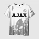 Футболка Ajax sport на светлом фоне посередине