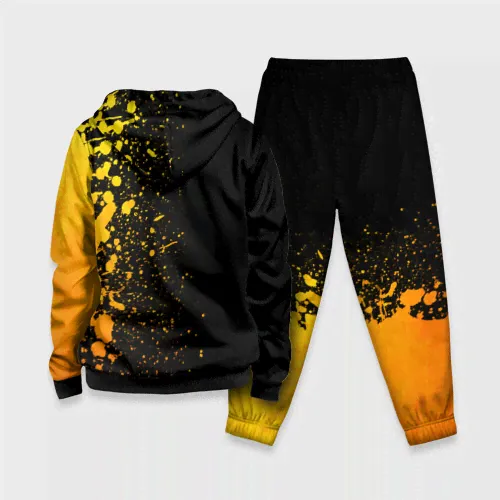 Спортивный костюм Ajax - gold gradient по-вертикали-4