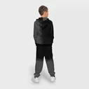 Спортивный костюм Ajax sport на темном фоне по-вертикали Детский На молнии 3D