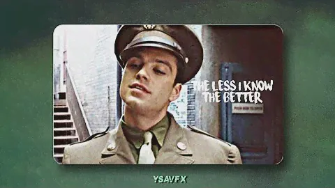 the less i know the better // edit audio