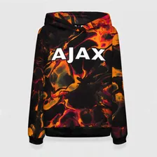 Толстовка Ajax red lava Женская 3D