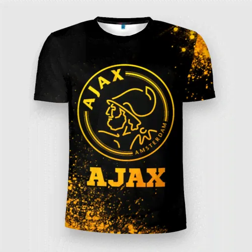 Футболка Ajax - gold gradient-1