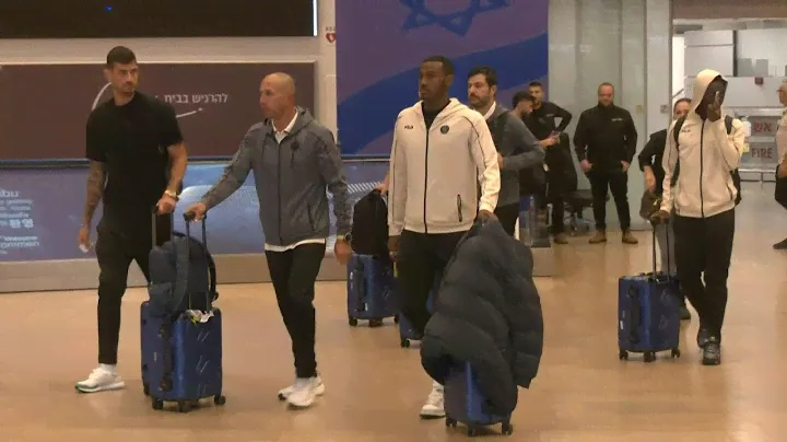 Israeli football club members arrive in Tel Aviv after Amsterdam football clashes | AFP