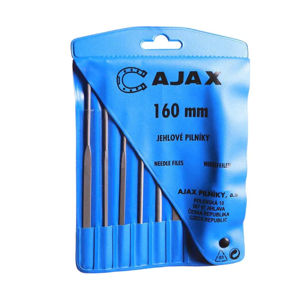Набор надфилей "Ajax" 6 шт. L160 №2 с ручкой 286213931626-0