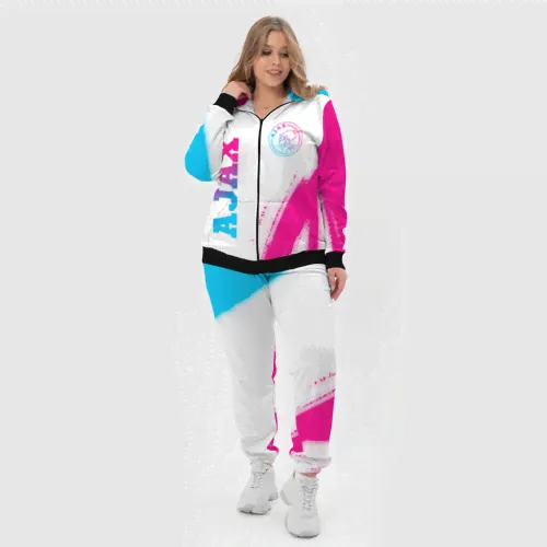 Спортивный костюм Ajax neon gradient style вертикально-3