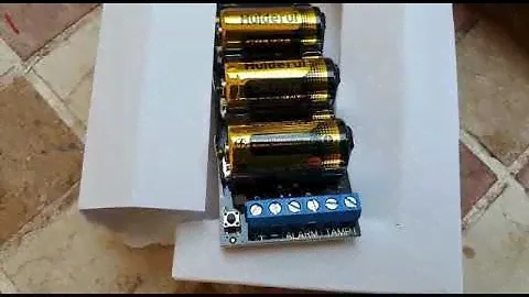 Connection an Optex QXI PIR to an Ajax 3rd Party Transmitter