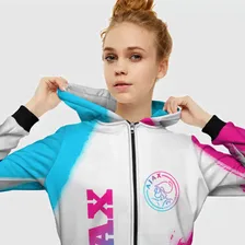 Толстовка Ajax neon gradient style вертикально