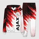 Спортивный костюм FC Ajax Amsterdam ФК Аякс Мужской На молнии 3D