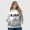Толстовка Ajax sport на светлом фоне посередине