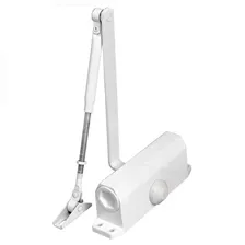 Доводчик дверной DCTR 50-100 WH (белый) HO (hold open) AJAX