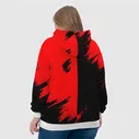 Толстовка Ajax sport color red Женская 3D