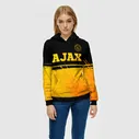 Толстовка Ajax - gold gradient посередине