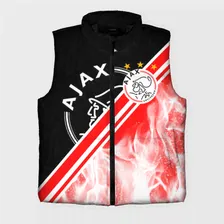 Мужской жилет утепленный 3D FC Ajax Amsterdam ФК Аякс