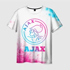 Футболка Ajax neon gradient style