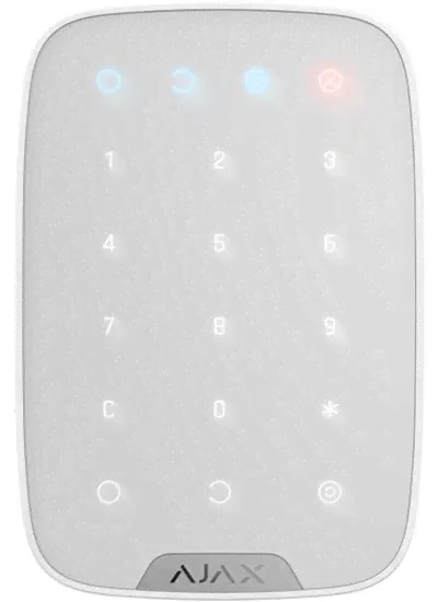 Блок управления Клавиатура Ajax KeyPad Белый