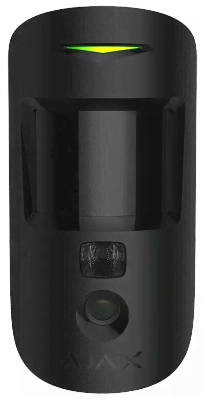 Ajax MotionCam Black - Датчик движения с фотокамерой для верификации тревог-0
