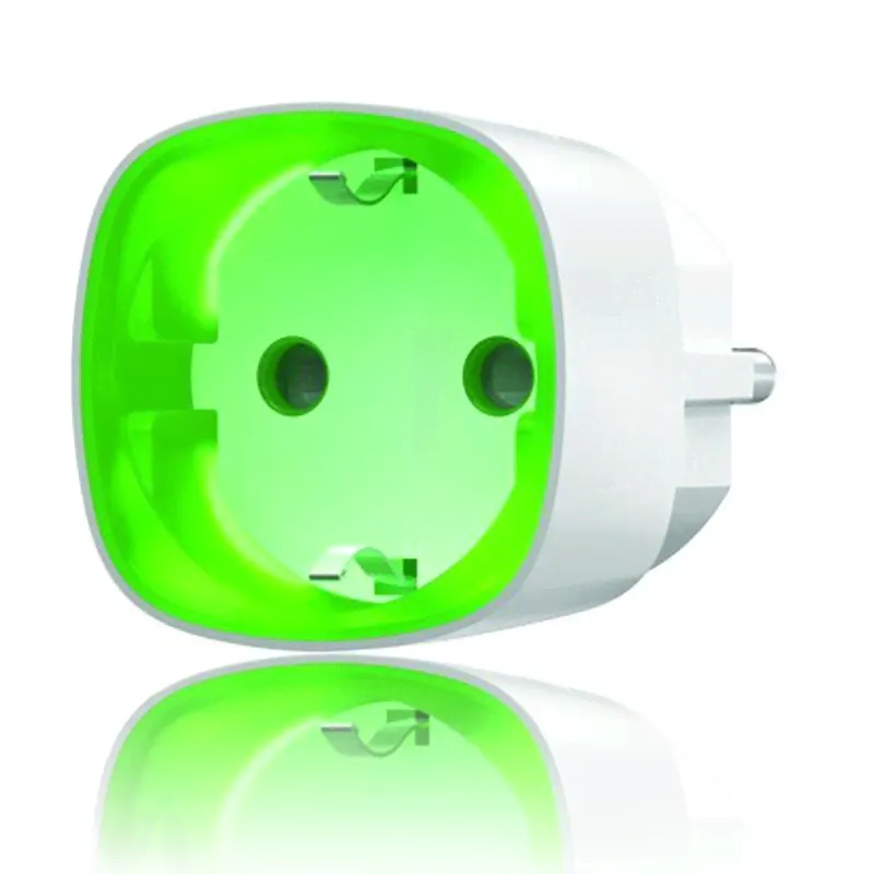 Ajax Socket (White) RU частоты розетка Аякс (белая) сигнализация-0